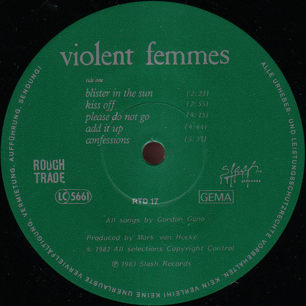 VIOLENT FEMMES LP Violent Femmes (180 Gram Heavyweight Vinyl)