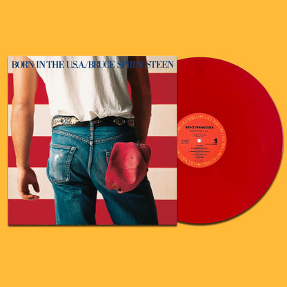 BRUCE SPRINGSTEEN LP Born In The U.S.A. (Red Coloured Vinyl)