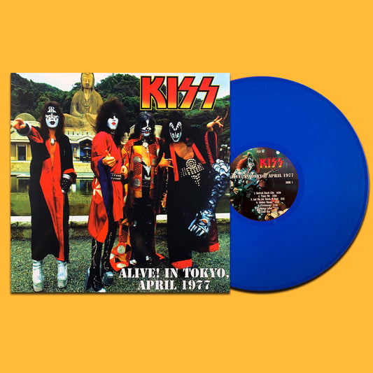 KISS LP Alive! In Tokyo, April 1977 (Blue Coloured Vinyl)
