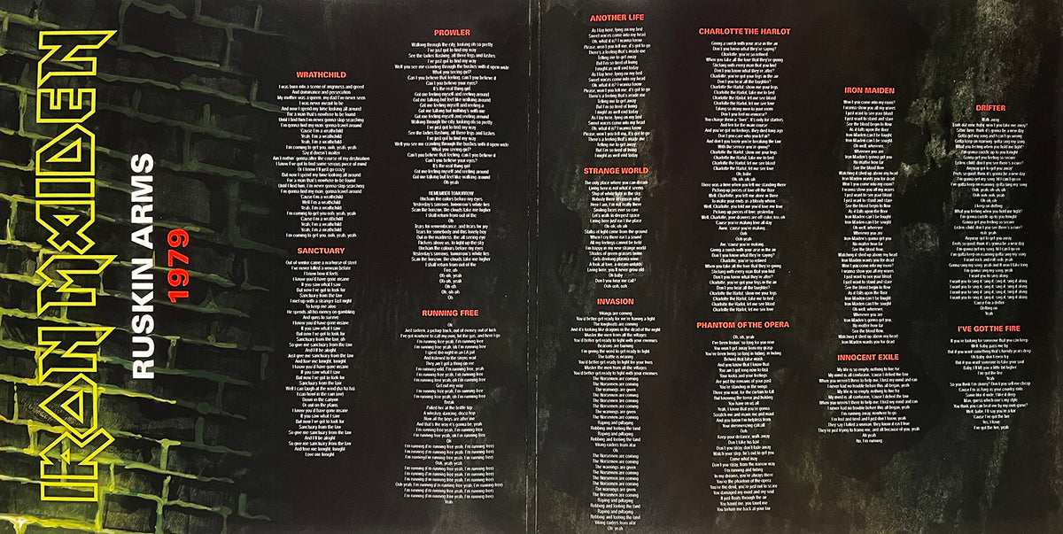IRON MAIDEN 2xLP Ruskin Arms 1979 (Lime Coloured Vinyls)