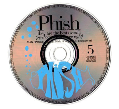 PHISH 2xCD They Are The Best Overall (Psychomotion In Corpus Eight) 5/6