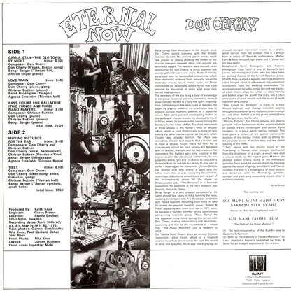 DON CHERRY LP Eternal Now (Pink Coloured Vinyl)