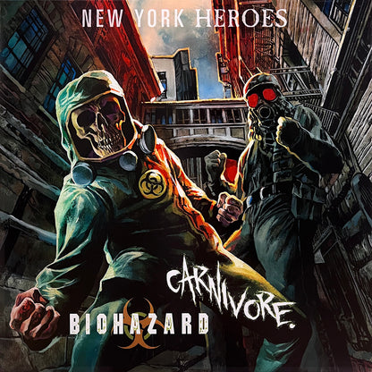 CARNIVORE / BIOHAZARD LP New York Heroes (Green Smoke Translucid Colour)