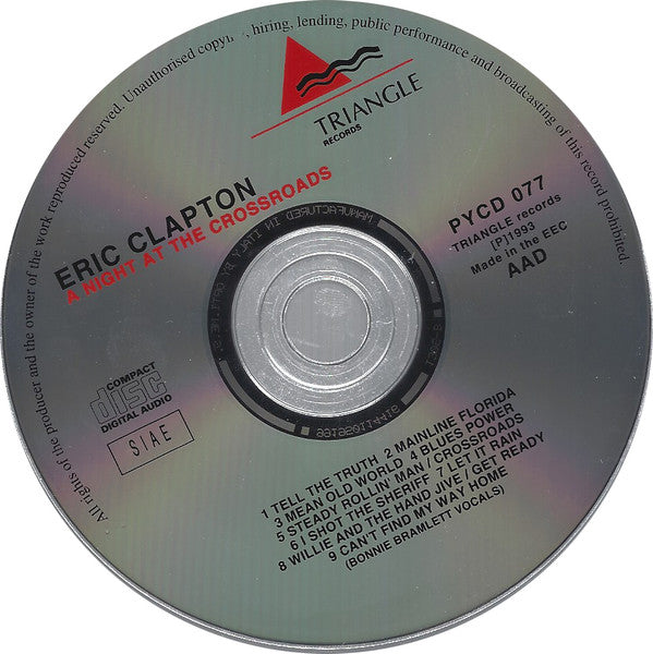 ERIC CLAPTON CD A Night At The Crossroads