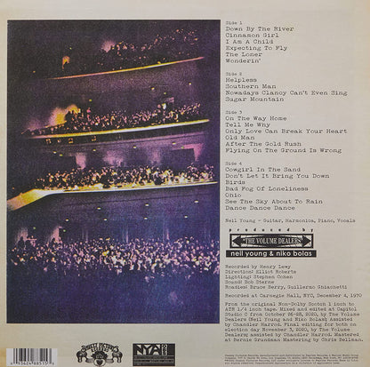 NEIL YOUNG 2xLP Carnegie Hall 1970