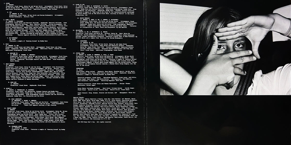 FRANK OCEAN 2xLP Blond (Pink Coloured Vinyls) Gatefold Cover + 7 Bonus Tracks