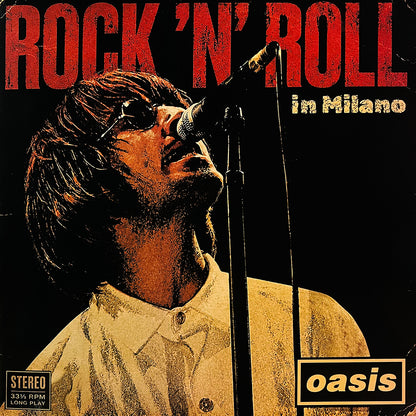 OASIS 2xLP Rock 'N' Roll In Milano (Orange Crystal Coloured) 70 Copies