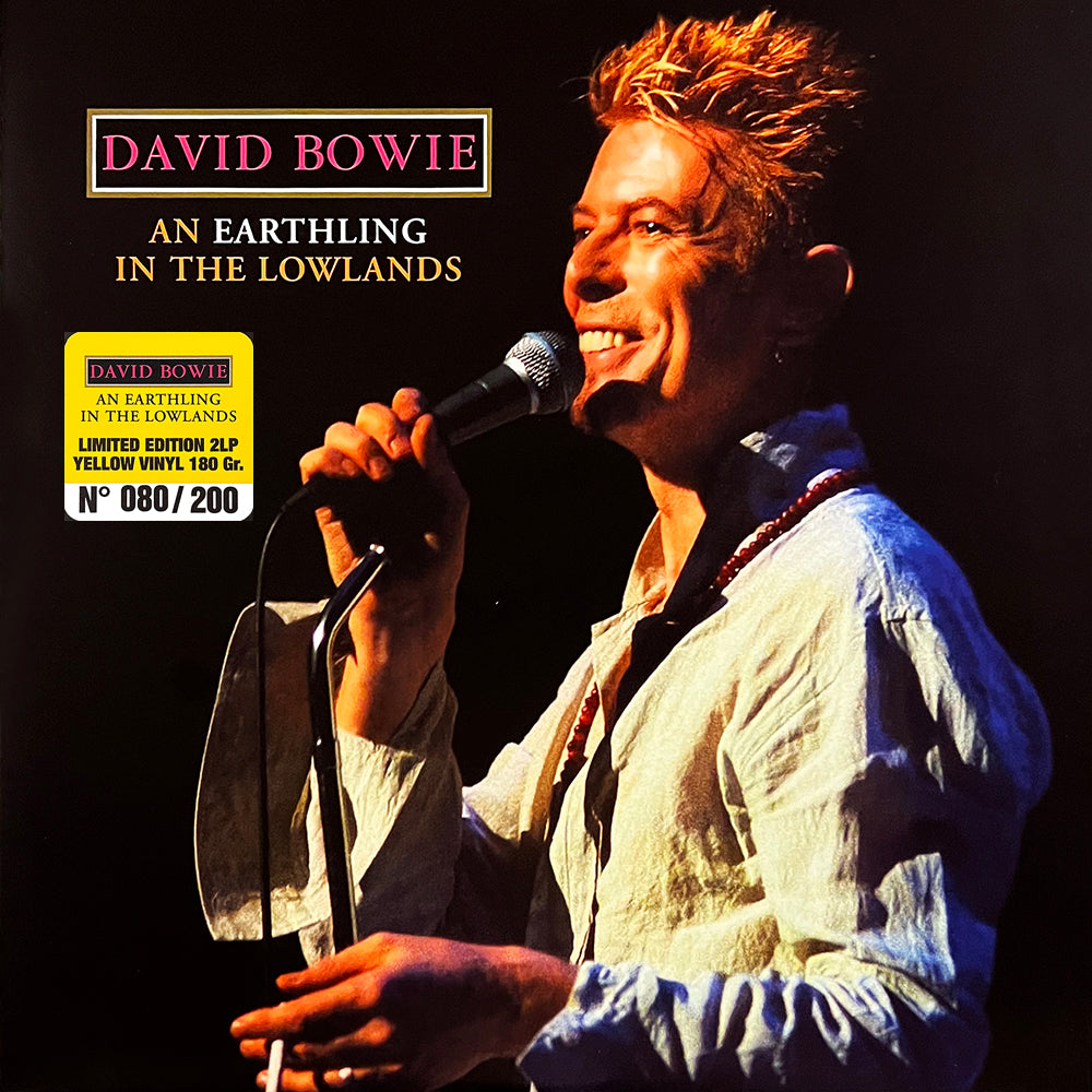 DAVID BOWIE 2xLP An Earthling In The Lowlands (Yellow Coloured Vinyls Numbered)