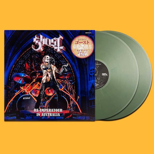 GHOST 2xLP Re-issue in Australia (Green Chrome Coloured Vinyls) + Poster