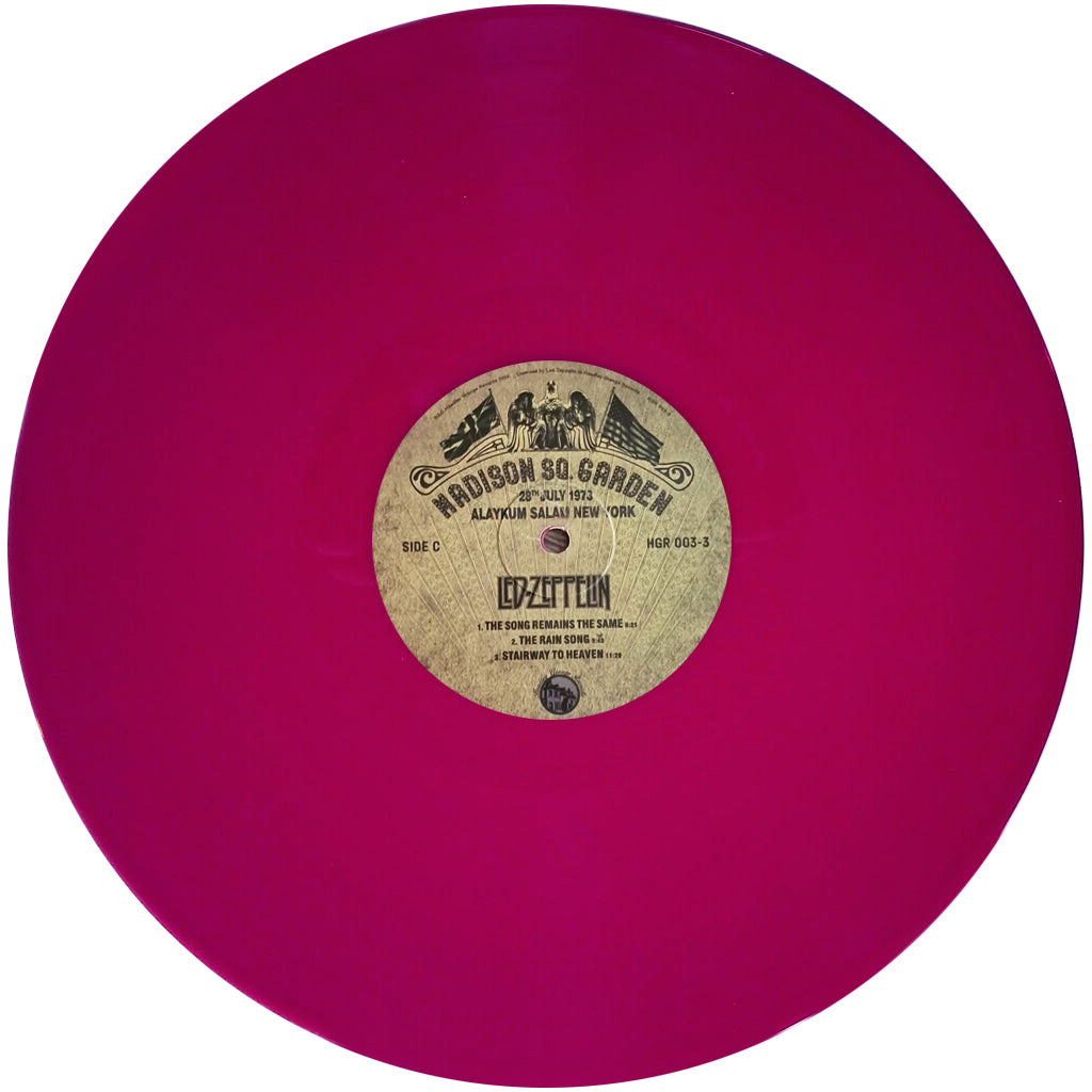 LED ZEPPELIN 3xLP BOX SET Alaykum Salam New York (Purple Coloured with Poster)