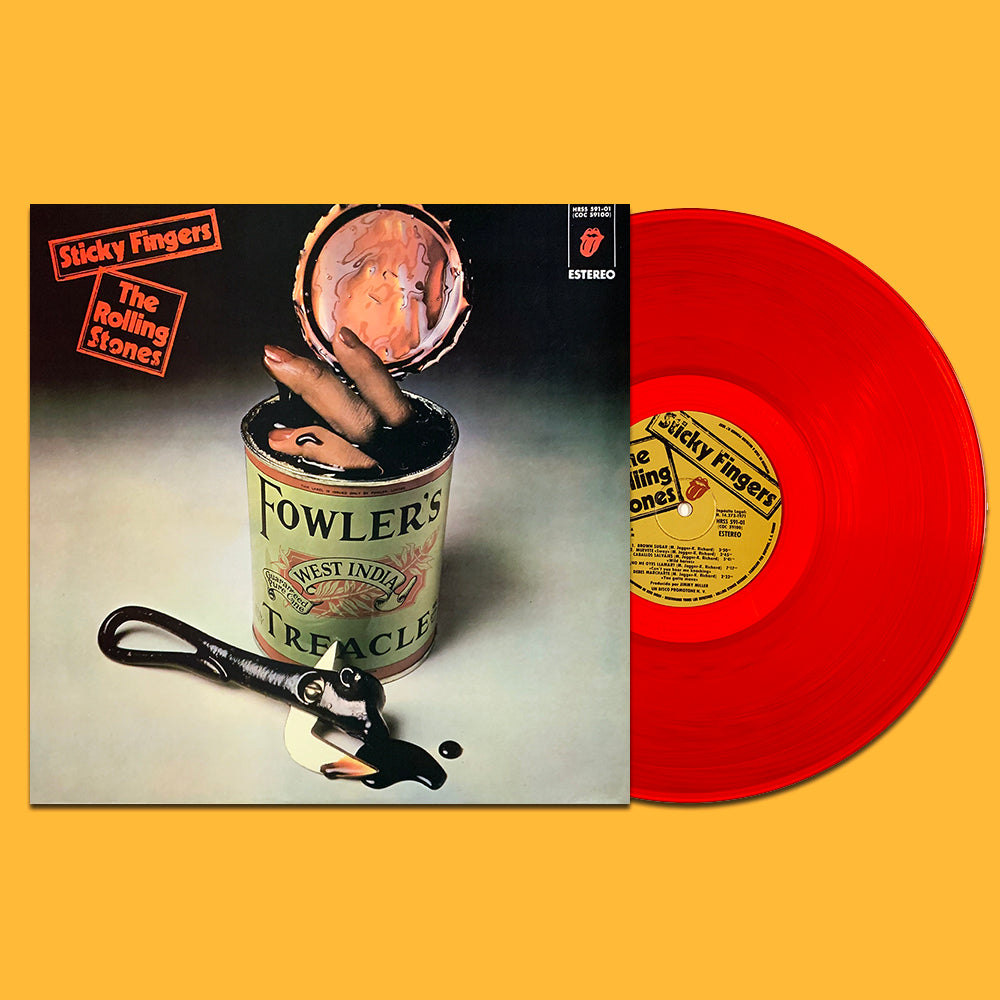 ROLLING STONES LP Sticky Fingers (Red Coloured Vinyl) Rare Spanish Cover