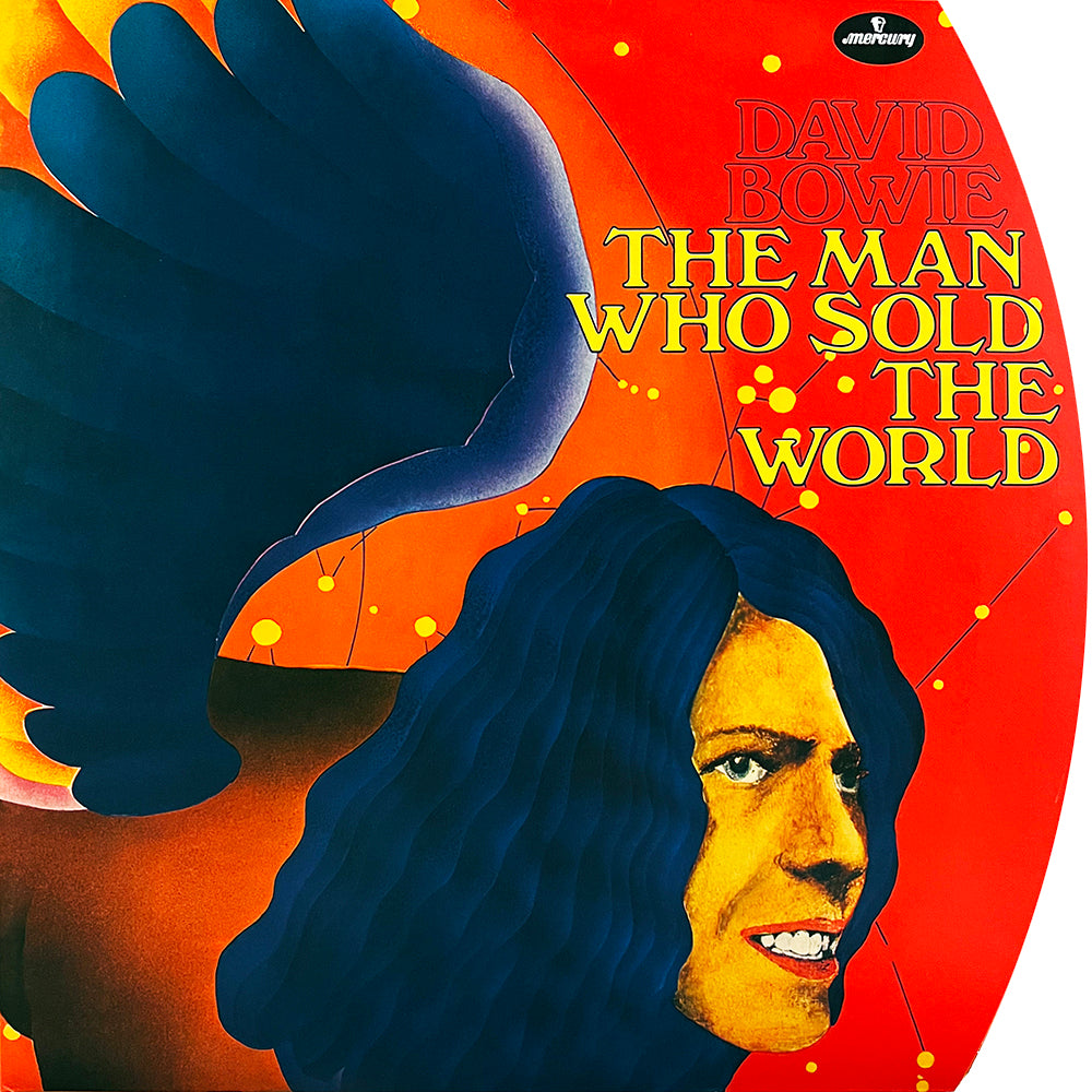DAVID BOWIE LP The Man Who Sold The World (Round Cover Blue Ice Coloured Vinyl)