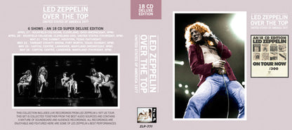 LED ZEPPELIN BOX SET 18xCD Over The Top - United States Of America 1977