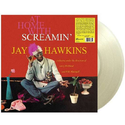 SCREAMIN' JAY HAWKINS LP At Home with (Clear Coloured Vinyl) 500 Numbered Copies