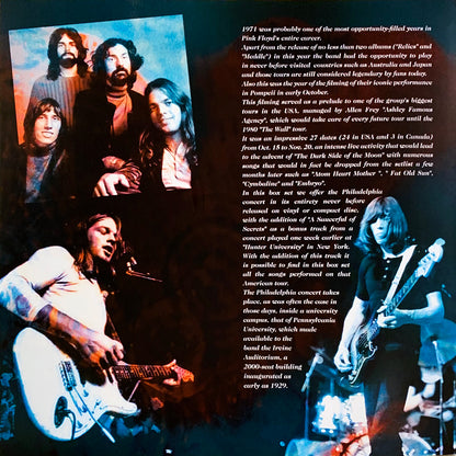 PINK FLOYD BOX SET 4xLP From A Vantage Point Philadelphia 1971 MIX Colour PROMO