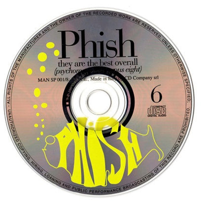 PHISH 2xCD They Are The Best Overall (Psychomotion In Corpus Eight) 5/6