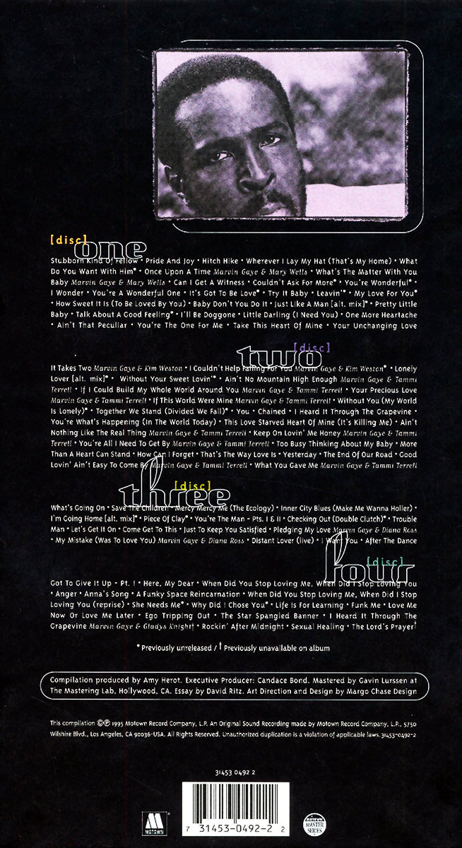 MARVIN GAYE BOX SET 4XCD The Master 1961-1984 (Longbox)