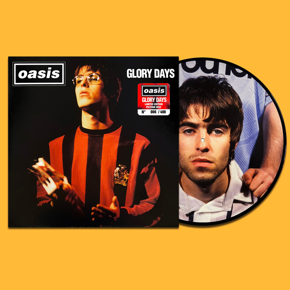 OASIS LP Glory Days (Picture Disc 400 Numbered Copies) with Insert