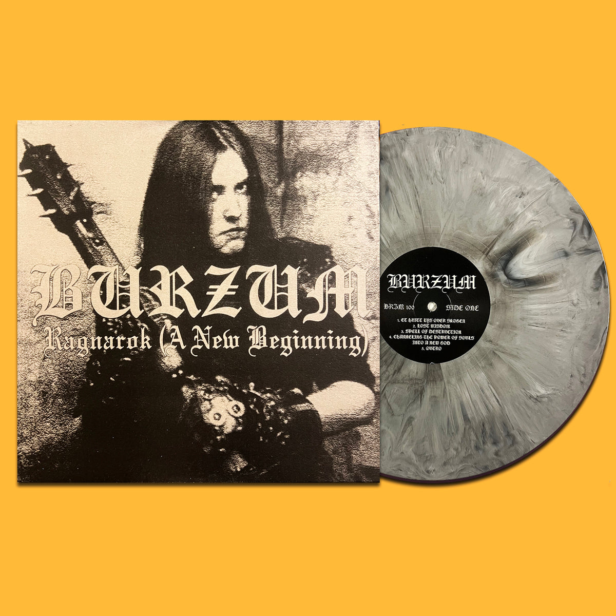 BURZUM LP Ragnarok (A New Beginning) (Grey Marbled Coloured Vinyl)