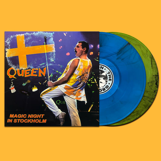 QUEEN 2xLP Magic Night In Stockholm (Blue & Green Crystal Colour) 320 Copies