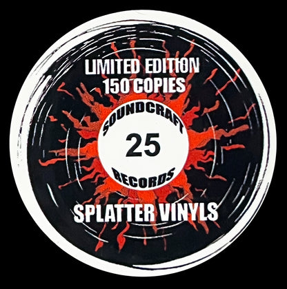 IRON MAIDEN LP The Beast Rocks Philly (Splatter Coloured Vinyl) with flyer