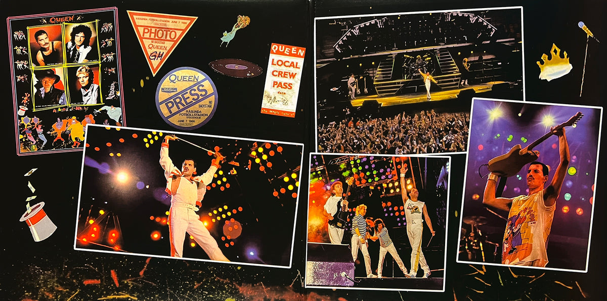 QUEEN 2xLP Magic Night In Stockholm (Blue & Green Crystal Colour) 320 Copies