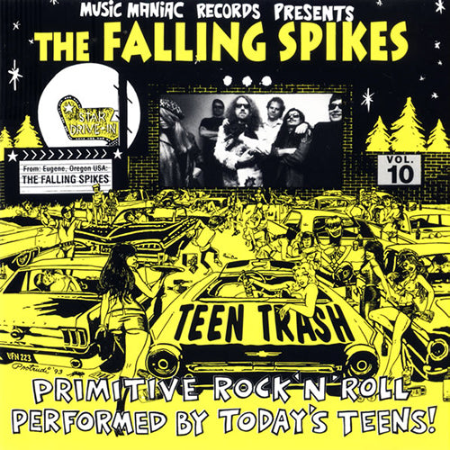 THE FALLING SPIKES CD Teen Trash Volume 10 (USA)