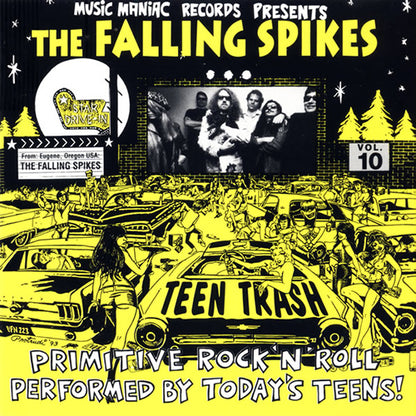 THE FALLING SPIKES CD Teen Trash Volume 10 (USA)