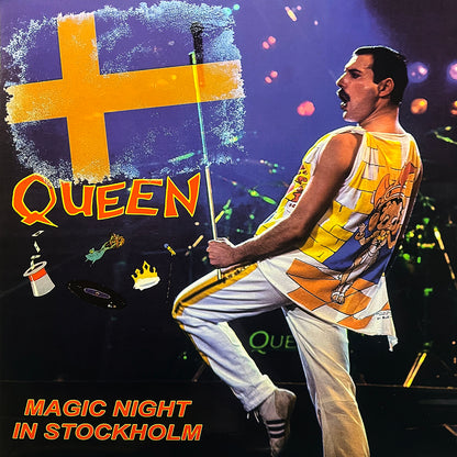 QUEEN 2xLP Magic Night In Stockholm (Yellow & Pink Crystal Colour) 320 Numbered