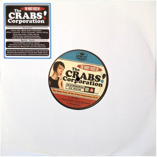 THE CRABS CORPORATION 10" The Many Faces Of (White Coloured Vinyl)