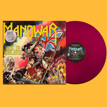 MANOWAR LP Hail To England (Purple Coloured Vinyl) with Insert
