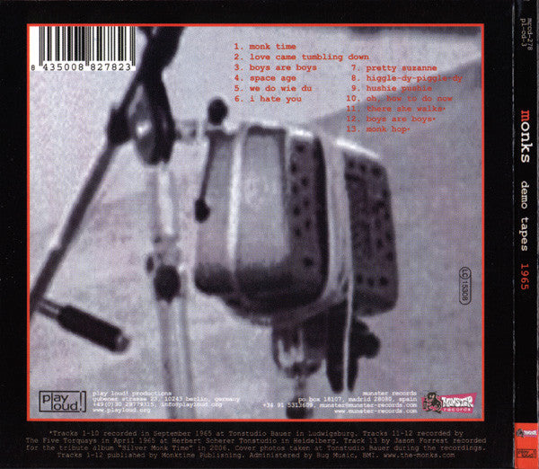 MONKS CD Demo Tapes 1965 (Five Torquays)