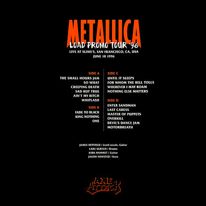 METALLICA 2xLP Load Promo Tour ’96 (Green Blue Smoke Coloured Vinyls) with OBI
