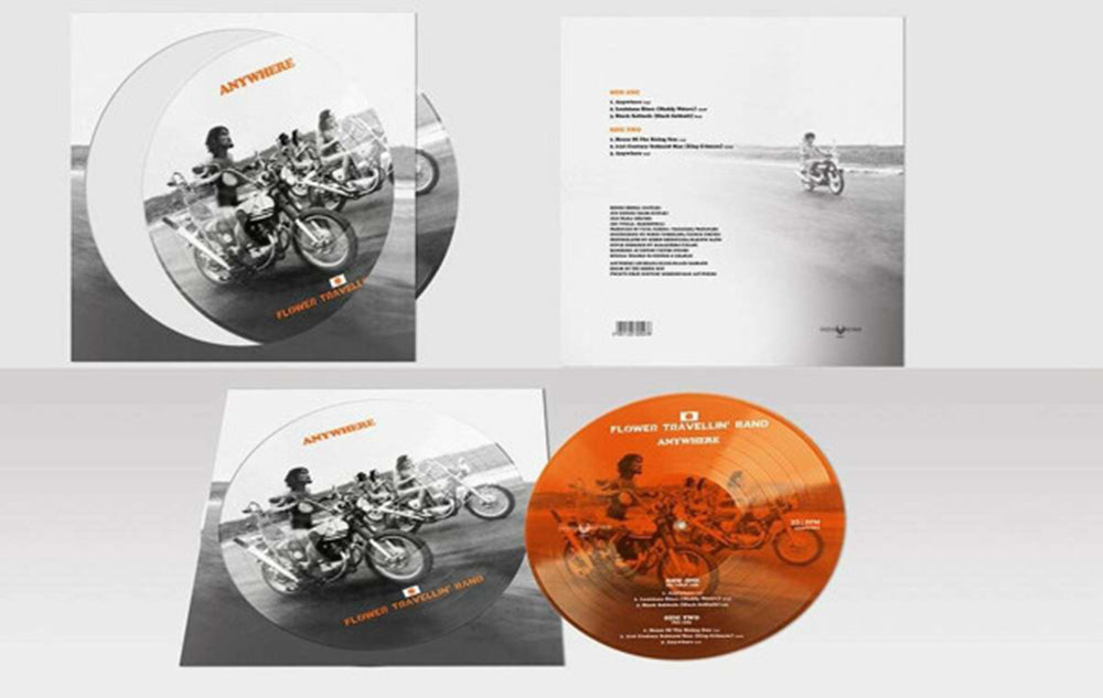 FLOWER TRAVELLIN' BAND LP Anywhere (Picture Disc with Cover)