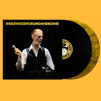 DAVID BOWIE 2xLP Inglewoodforumdavidbowie (Black & Yellow Marble Coloured)