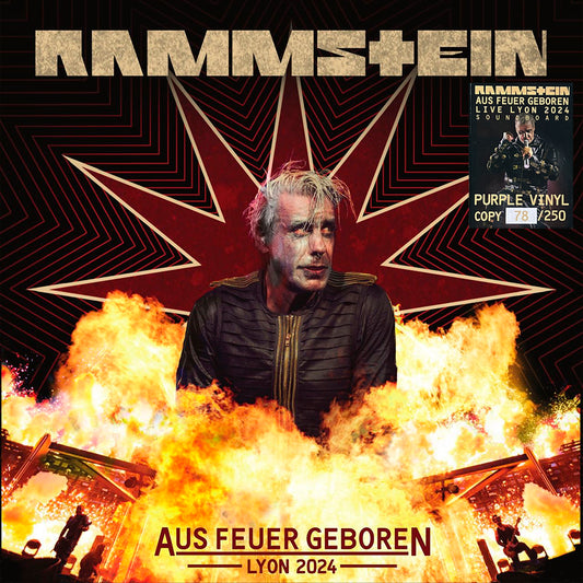 RAMMSTEIN 3xLP BOX SET Aus Feuer Geboren (Purple Coloured 250 Numbered Copies)