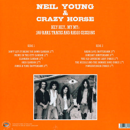 NEIL YOUNG LP Hey Hey, My My: 1989 Rare Tracks And Radio Sessions