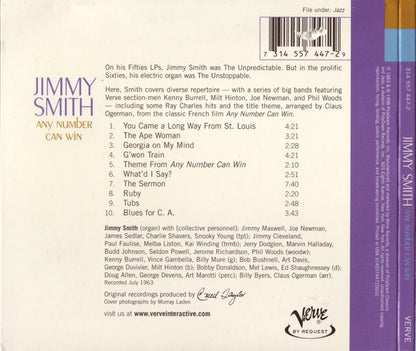 JIMMY SMITH CD Any Number Can Win