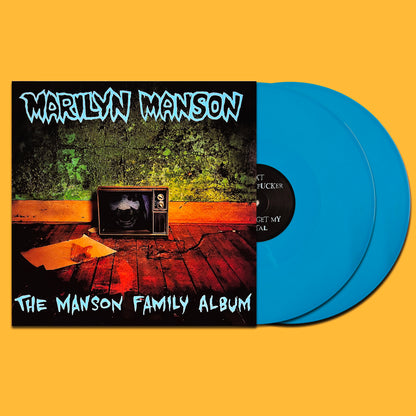 MARILYN MANSON 2xLP The Manson Family Album (Blue Baby Coloured Vinyls)