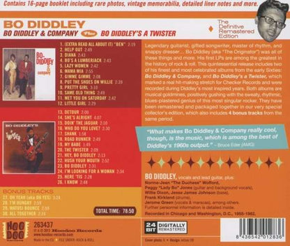 BO DIDDLEY CD Bo Diddley & Company Plus Bo Diddley's A Twister