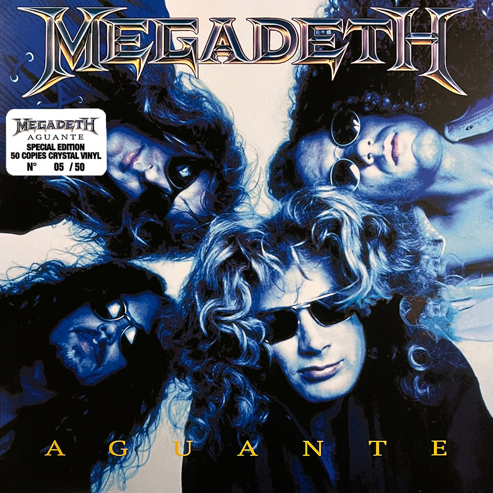 MEGADETH LP Aguante (Crystal Colour Vinyl 50 Numbered Copies) SPECIAL EDITION