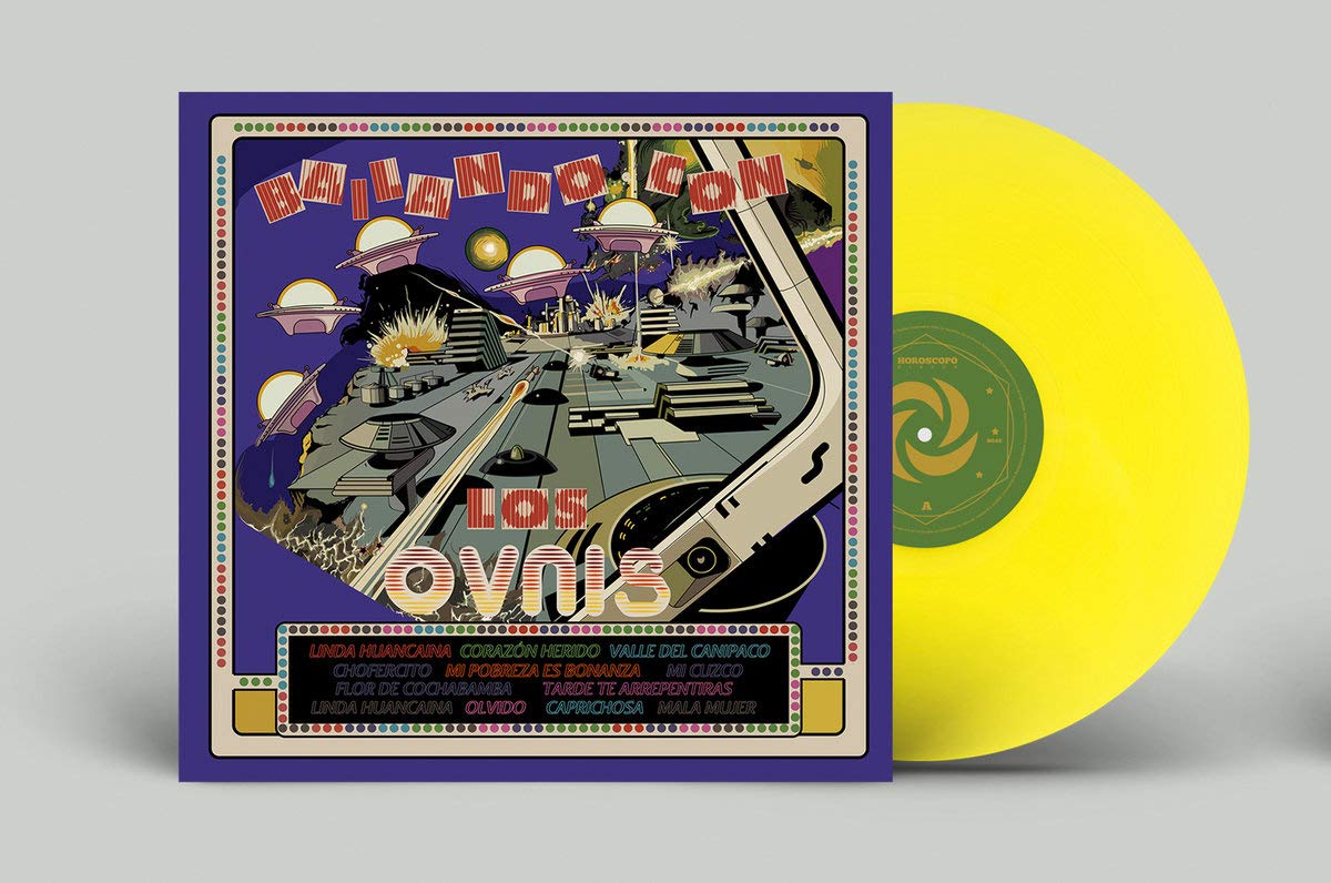 LOS OVNIS LP Bailando Con Los Ovnis (Yellow Coloured Vinyl)