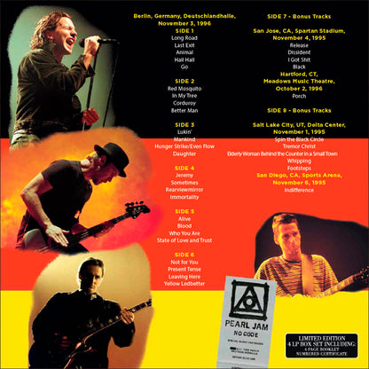 PEARL JAM BOX SET 4xLP All The Precious Moments (Yellow 150 Numbered Copies)
