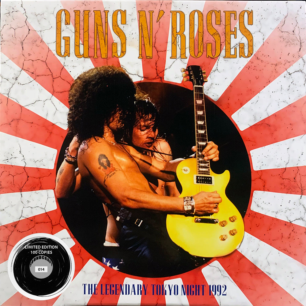 GUNS AND ROSES 4xLP BOX SET The Legendary Tokyo Night 1992 (Grey Marbled Colour)