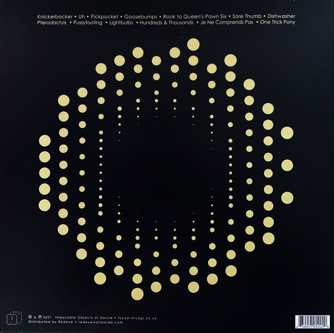 FUJIYA & MIYAGI LP Lightbulbs (Yellow Banana Coloured Vinyl with Die-Cut Cover)