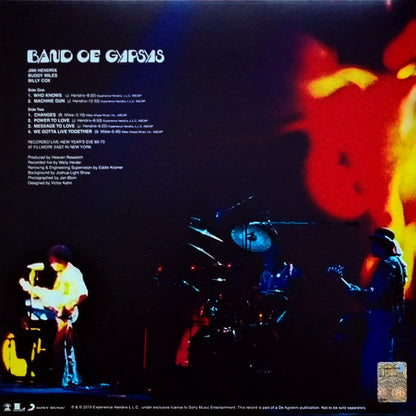 JIMI HENDRIX LP Band Of Gypsys (180 Gram Audiophile Vinyl)