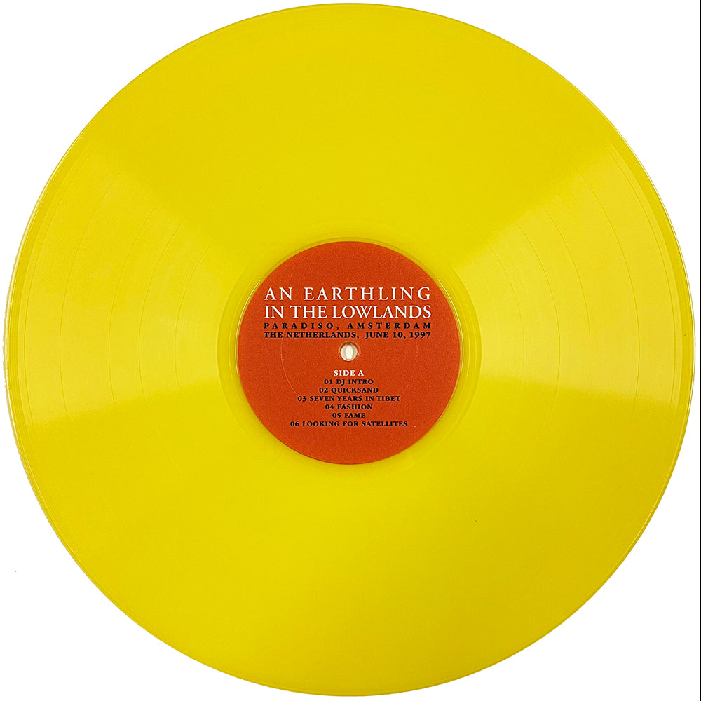 DAVID BOWIE 2xLP An Earthling In The Lowlands (Yellow Coloured Vinyls Numbered)