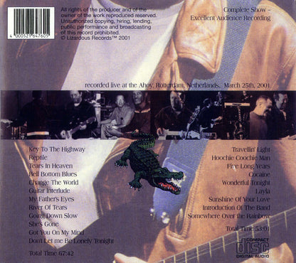 ERIC CLAPTON 2xCD Reptile at Ahoy 2001 (Digipack)