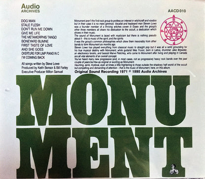 MONUMENT CD The First Monument