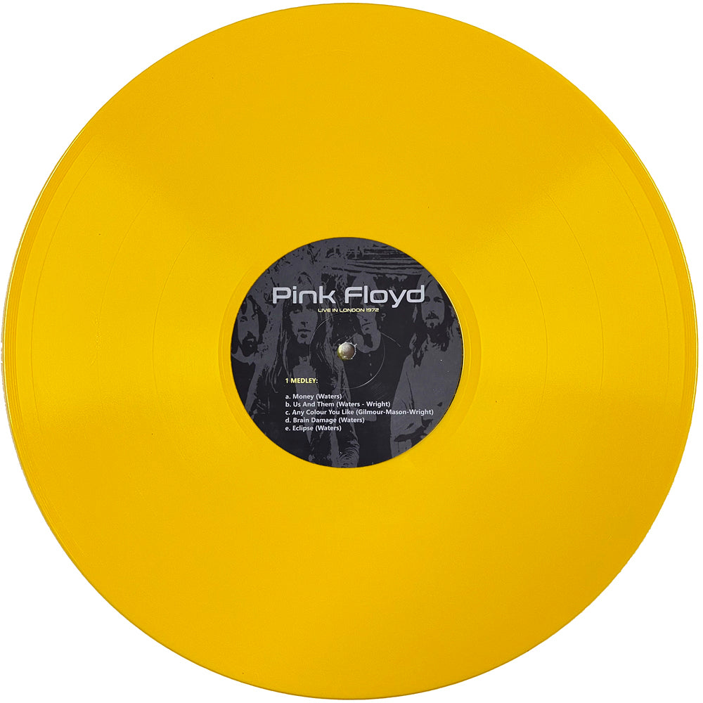 PINK FLOYD LP Live In London 1972 (Yellow Coloured Vinyl) 250 Numbered Copies